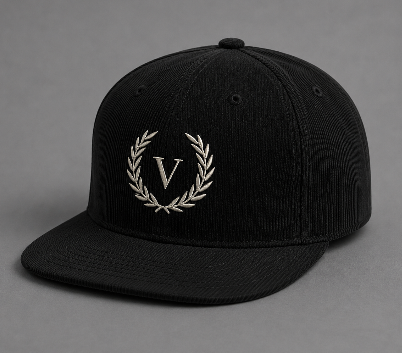 Virtvs black corduroy hat